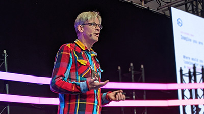 Casper Wilstrup CEO at Abzu delivers a keynote at TechBBQ 2021