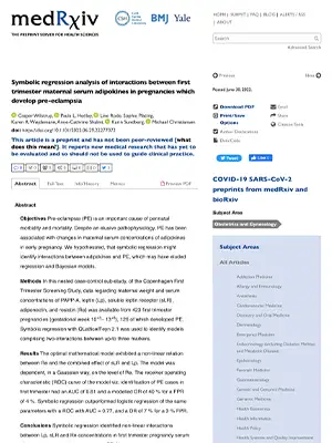 Abzu's QLattice cited in MedRxiv