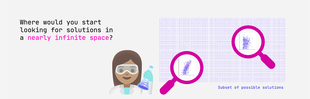 A researcher looking for new knowledge