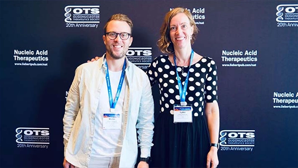 Martin Mathiasen and Lykke Pedersen at OTS