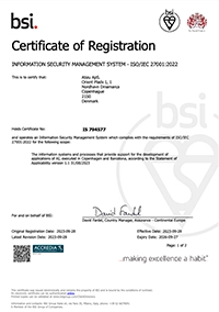 Abzu ISO 217001 2022 certification